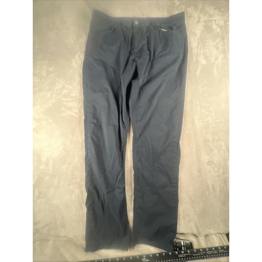 Faherty Reserve Men's Movement 5 Pocket Stretch Fossil Trouser Pant Size 34x31